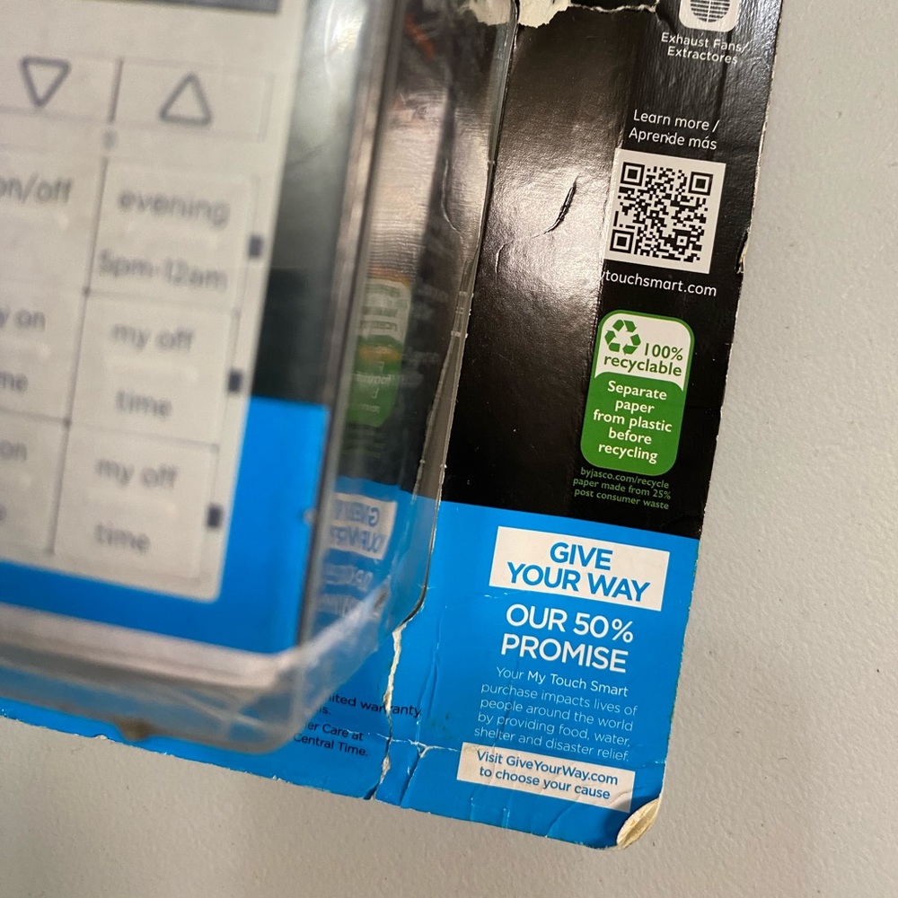 myTouchSmart White In-Wall Digital Timer - Picture 7 of 12